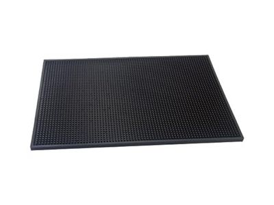 The bars Bars Tapis, Caoutchouc, Noir, 45 x 30 x 1 cm