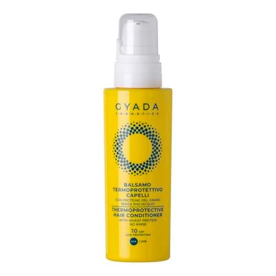 GYADA COSMETICS, Balsamo Termoprotettivo Capelli SPF10, ad Azione Districante, Protegge dalla Secchezza, per Capelli Idratati e Nutriti, con Succo di Aloe Vera e Avena, 150 ml