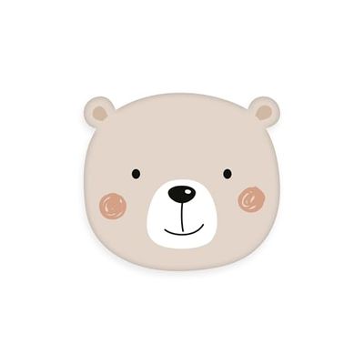 Herding babybest Coussin Contour Little Bear, env. 36 x 33 cm, polyester, coussin moulé