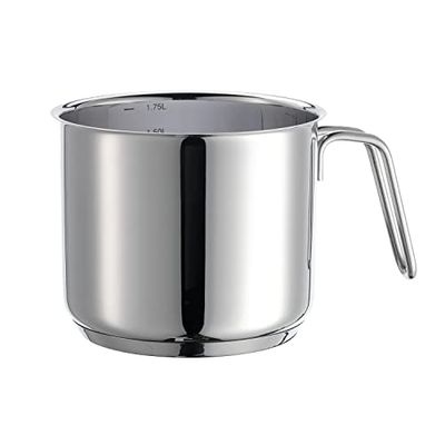 Domestic leite, 14 cm, panela de aço inoxidável, indução, adequada para máquina de lavar louça