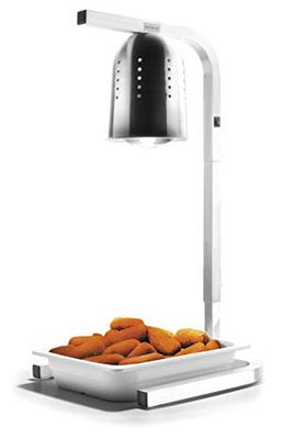 Lacor 69361 275W enkele infrarood verwarming lamp, zilver