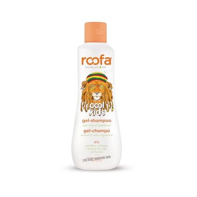 COOL Kids Schampo Gel för barn, 300 ml, Roofa Spanien - 96,5% naturlig med Aloe Vera och panthenol, doft av päronsorbet