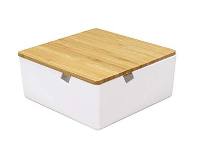 Kleine Wolke, Timber Cosmetic Box, textiel, wit, maat S