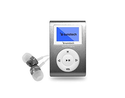 Sunstech MP3 Dedalo II 8 GB micro USB MP3-spelare grå – MP3-/MP4-spelare (MP3-spelare, 8 GB, 3,5 mm, FM-radio, grå, hörlurar ingår)