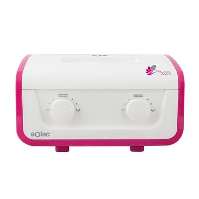 Solac DC7502 - Epilatore scaldacera professionale con doppia vaschetta e filtro per riciclare la cera e riutilizzarla