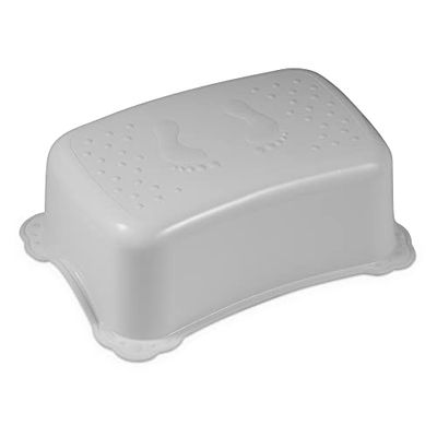 Taburete Infantil - Estable, no resbala, Ligero - para un niño de Unos 3 años hasta 40 kg, Color: Gris, Motivo: Yeti, Marca: Hylat Baby