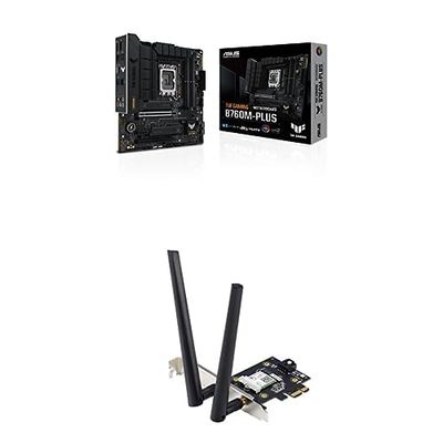 Scheda Madre Asus TUF GAMING B760M-PLUS + Scheda Wireless Asus PCE-AX3000
