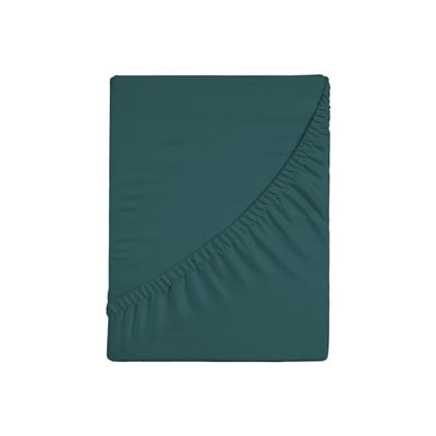 Zer0bed, Fyrkantigt och halvfärgat underlakan 100% bomull vinkel MAXI 30CM, 1 fyrkant, mässing, 130 x 200