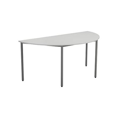 Office Hippo Office Table, Sturdy & Robust Computer Table, Stylish Work Table For Home Office, Ideal Desk Table For Any Work Space, Height Adjustable Feet, 5 Year Guarantee, White, 160 x 80 x 73 cm