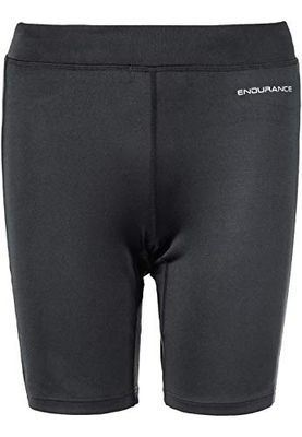 ENDURANCE Zenta Pantaloncini, Nero, 34 Donna