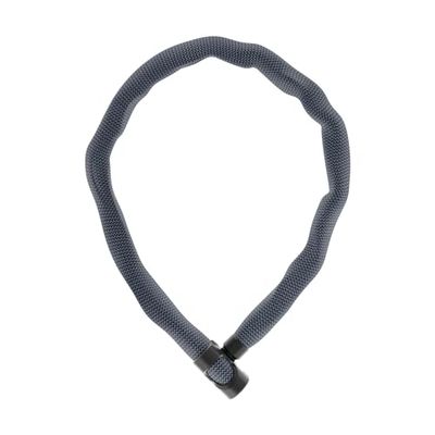 ABUS kettingslot IVERA Chain 7210 - Fietsslot met zeer flexibele IvyTex kunstvezelcoating - ABUS veiligheidsniveau 8 - 85 cm - Kleur: Antraciet