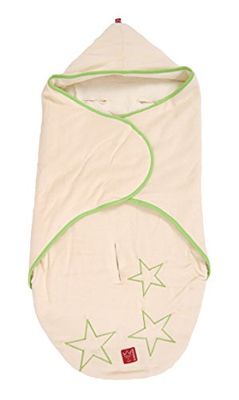 Kaiser 6536530 knuffelzachte velours omslagdeken STAR, past op alle draagtassen en babyzitjes, 80 x 40 cm, beige