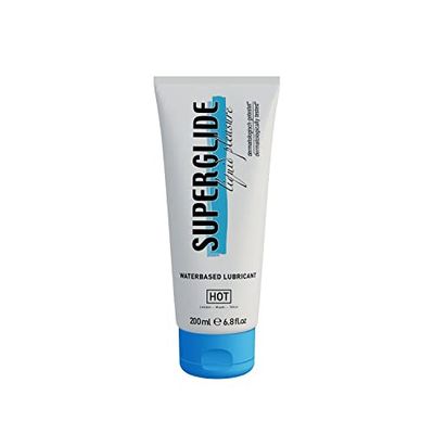 Hot Water-Based Super Glide Liquid Pleasure Lubricant, 200 ml