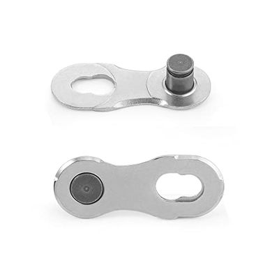 Campagnolo 2651020103 Steekschakels, uniseks, voor volwassenen, zwart/zilver, eenheidsmaat