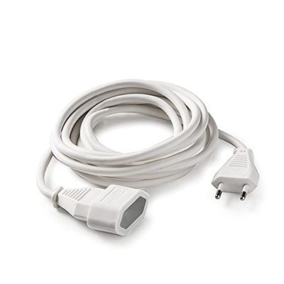 FAMATEL 2955 – Prolunga 10 A 2 x 1 5 m. Bianco