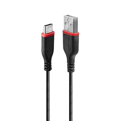 Lindy Cable de Carga de Alta Resistencia USB Tipo A a C, 2 m