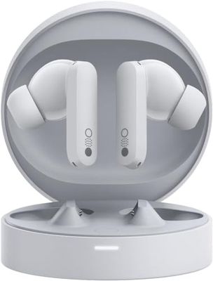 CMF by Nothing Buds Pro Draadloze hoofdtelefoon met 45 dB ANC, Ultra Bass Technology, Custom Dynamic Bass, IP54-beschermingsgraad tegen stof en water, 6 HD microfoons, 39 uur batterij - Lichtgrijs
