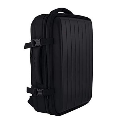 smart by Leviatan Mochila para Ordenador CUBE, Portátil, 45 x 32 x 16 cm, Bolsillos y Compartimentos para Accesorios, Asa Lateral, Negro