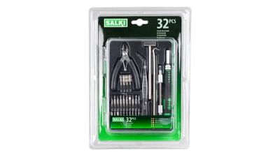 SALKI Conjunto de chaves de fenda de precisão 32 peças - kit de ferramentas de precisão de 32 peças, para bricolagem, reparação de rodcutos de eletrónica, relógios, óculos