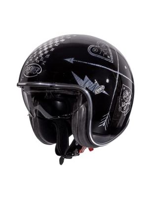 PREMIER HELMET 24 VINT. NX SILVER CHROM M
