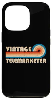 Vintage Telemarketer Job Title Birthday Idea Custodia per iPhone 13 Pro
