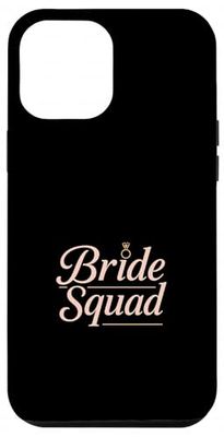 Bride Squad Matching Bridal Party Wedding Ring Girls Trip Case for iPhone 12 Pro Max