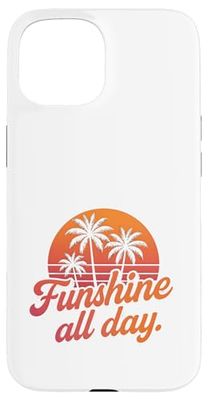 Funshine Retro Sunset Style Sunshine Case for iPhone 15