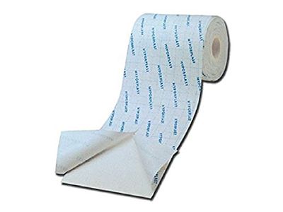 PLASTOD - Benda adesiva in non tessuto, estensibile, bianca, rotolo di 0X10cm, 34864