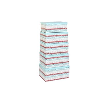 Caja Set van 5 Carton 50 x 35 x 25 geschenken multicolor