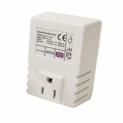 Tacima SC5474W/BP stepdown-spanningsomvormer, 220/240 volt tot 110/120 volt - maximale belasting 50 VA (ongeveer 50 watt)