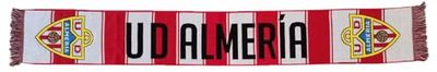 UD Almeria | Svart bokstäver vertikal halsduk
