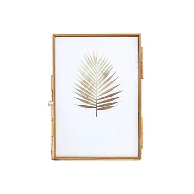 Wintem Cadre photo de table en or avec ouverture latérale confortable 15 x 10 cm – Idéal comme idée cadeau en toute occasion – Idéal comme complément d'ameublement dans la chambre ou le salon