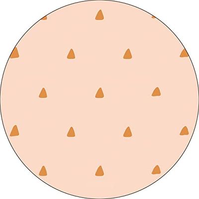 Bonateks, Ronde digitaal bedrukte muismat, antislip onderkant, voor kantoor en thuis, diameter: 22 cm