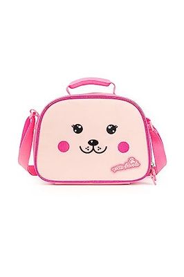 Ambar Sac pique-nique Dog Person Pink Furry, rose, Talla única, Décontracté