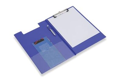 Rapesco VFDCB0L3 Cartella Portablocchi con Copertina e Tasca, A4+, Blu