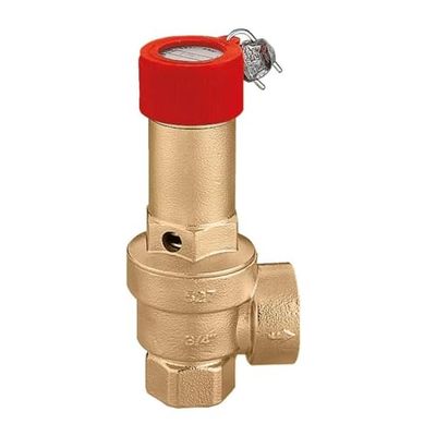 Caleffi Veiligheidsventiel vrouwelijke inail, chroom, eenheidsmaat