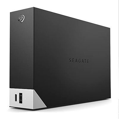 Seagate One Touch Hub 8TB, External Hard Drive Desktop HDD – USB-C & USB 3.0 port, for Computer Desktop Workstation PC Laptop Mac, 6 Months DropBox Backup Plan & 6 Months Mylio Photos (STLC8000400)