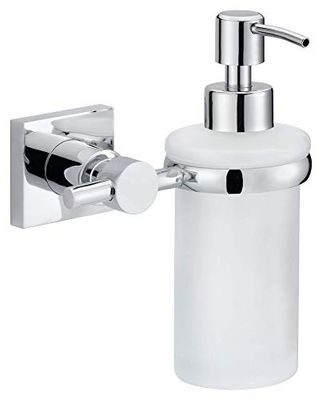 tesa 40255-00000-00 dispensador de sabão, cromado, quadrado