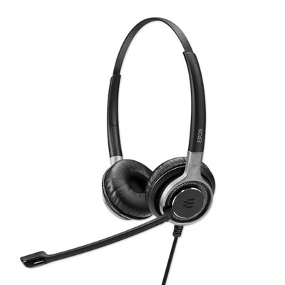 Sennheiser SC 665 USB Stereofonico Padiglione auricolare Nero, Grigio cuffia e auricolare
