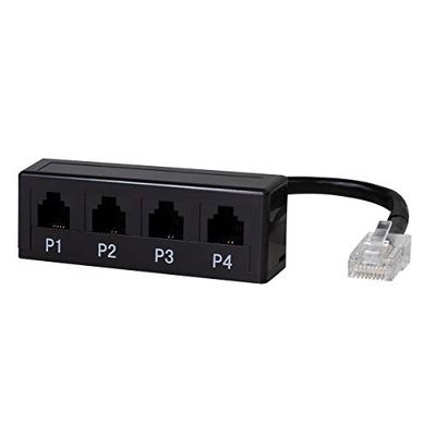 2direct GmbH Logilink 4 - Adaptador modular de puertos divisores 1 * R45/4 * Rj11,MP0036