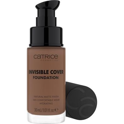 Catrice Invisible Cover Foundation, n. 057C, Nude, idratante, a lunga durata, naturale, per pelle secca, vegana, senza olio, senza parabeni, senza particelle di microplastica, confezione da 1 (30 ml)
