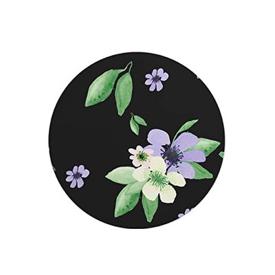 Questo Casa, Round Digital Printed Mouse Pad, Non-Slip Base, for Office and Home, Diameter:22cm