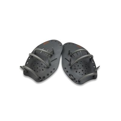 Zoggs Matrix Handpeddels, uniseks, volwassenen, zwart, L
