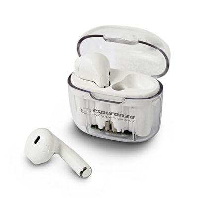 Esperanza Cuffie in Ear Bluetooth EH237W Bianco