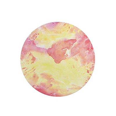 Questo Casa, Round Digital Printed Mouse Pad, Non-Slip Base, for Office and Home, Diameter:22cm