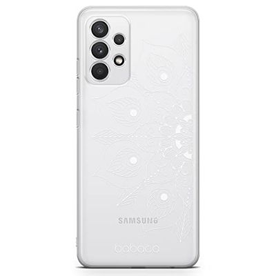 ERT GROUP mobiltelefonfodral för Samsung A32 4G LTE originalt och officiellt licensierat Babaco mönster Mandalas 002 Vit optimalt anpassad till formen på mobiltelefonen, gedeeltelijk transparant