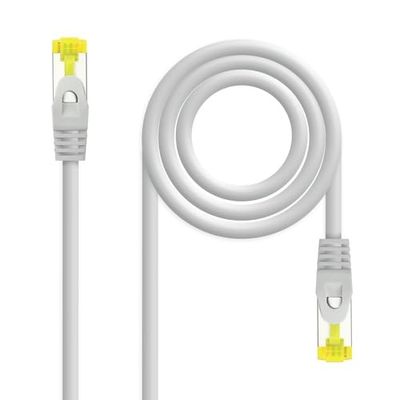 watiowave Câble réseau Cat.6A S/FTP, LSZH, AWG26, 5 m, idéal pour les connexions haute vitesse et la transmission de données dans les environnements sensibles.