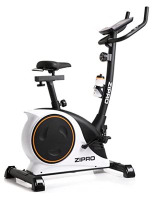 Zipro Nitro Adult Magnetic Fitness Bike Exercise Bike up to 150 kg, Black, One Size,standard size