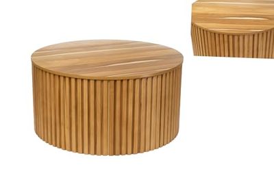 MESA REDDA MADERA ACACIA+DM