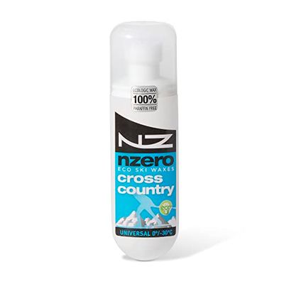 NZEROWAX Cera líquida orgânica para esqui de fundo | adequada para todas as condições de neve | 100% de origem vegetal, sustentável e ecológica, 100 ml